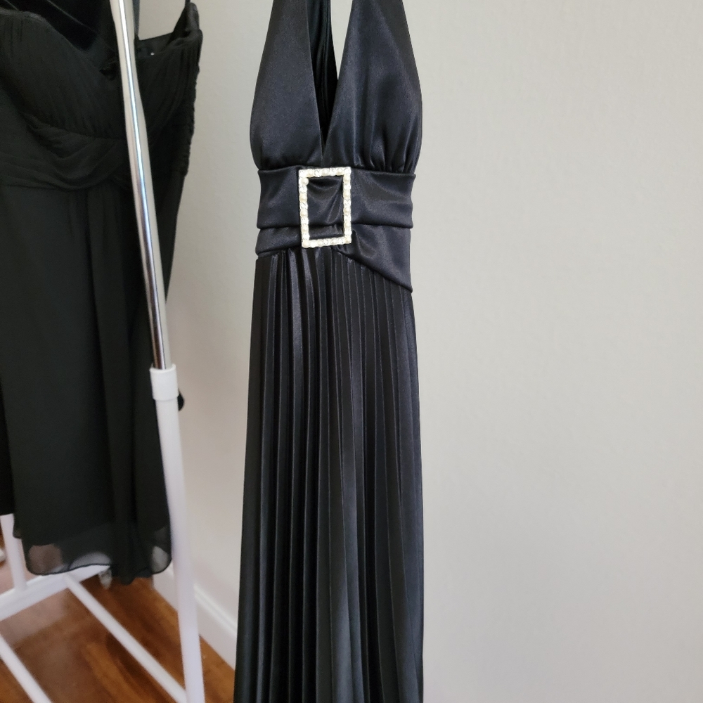 Black cocktail dress